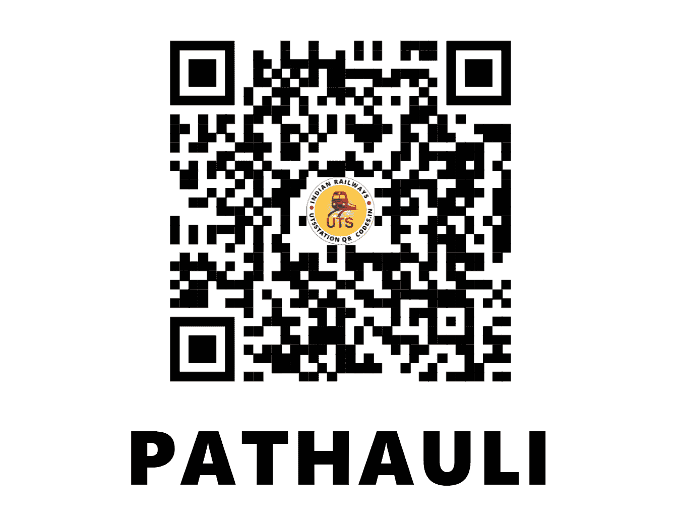 UTS QR Code for PATHAULI - PTLI - NC (UTTAR PRADESH)